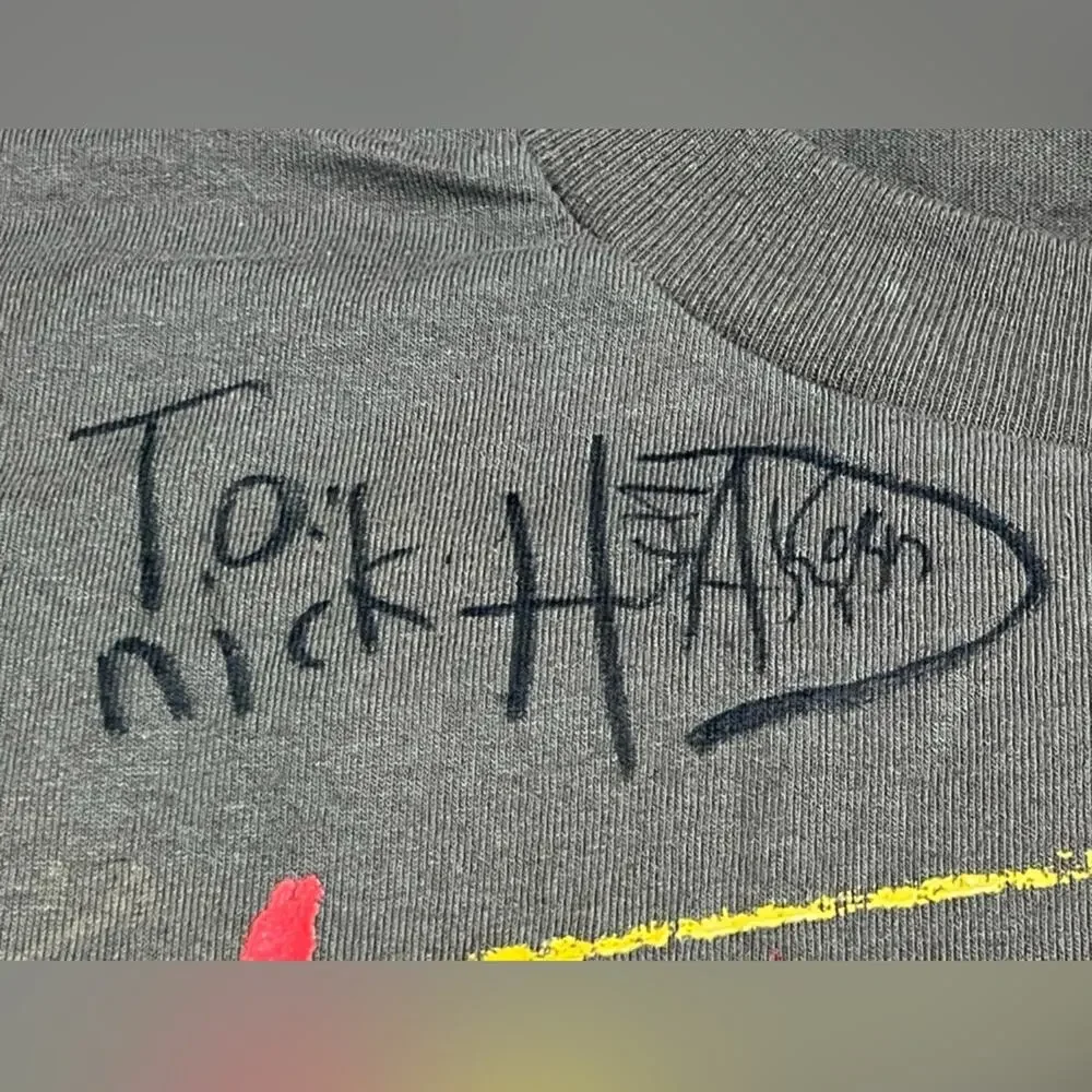 SIGNED Korn RARE Vintage Crayon Shirt 2001 Licensed by Giant Size Large CLEAN